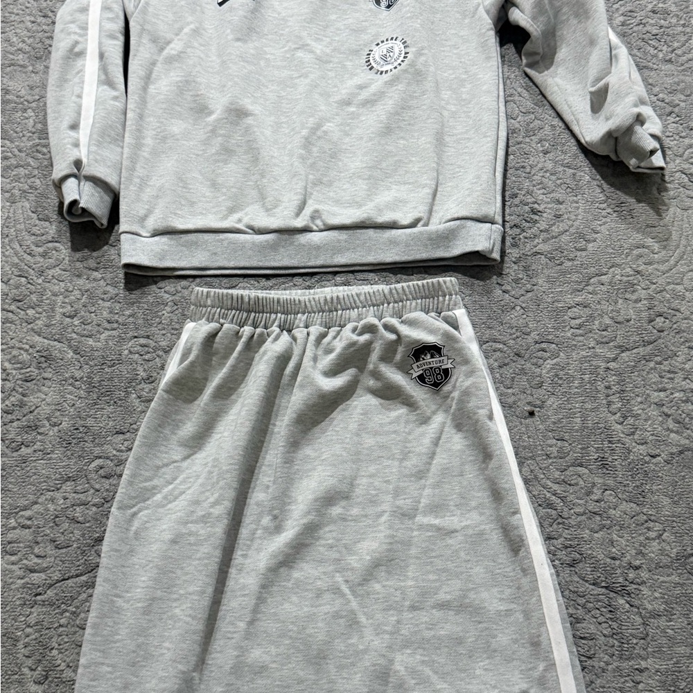Gray Kids Skirt